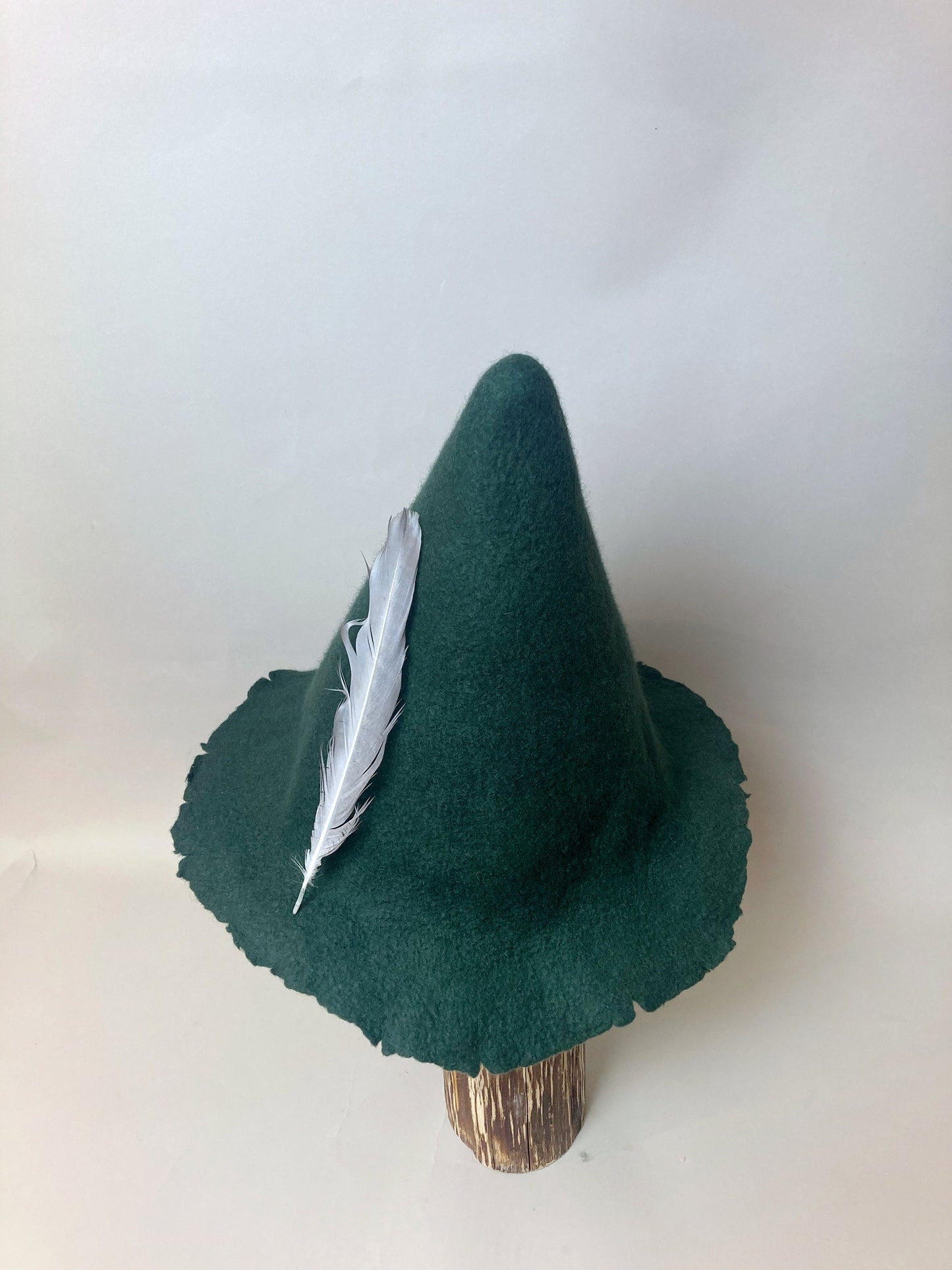 felted wool snufkin hat
