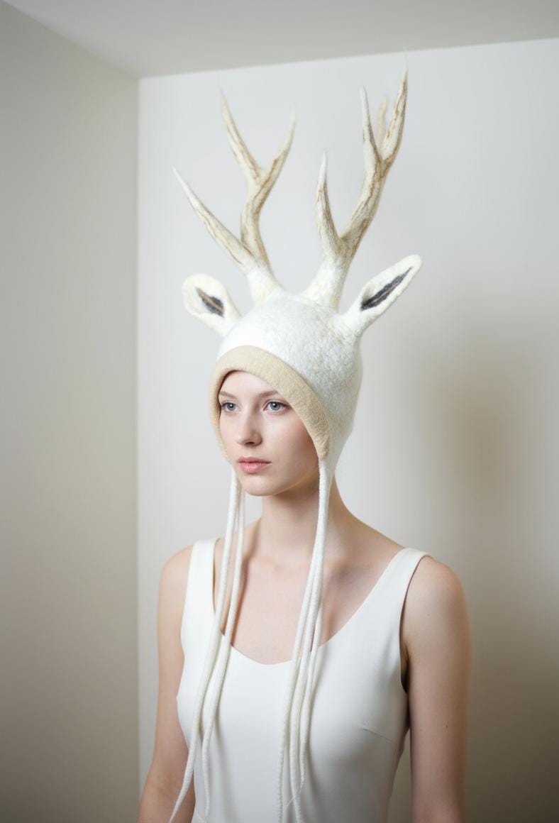 Deer Antler Hat | Krampus Costume Hat
