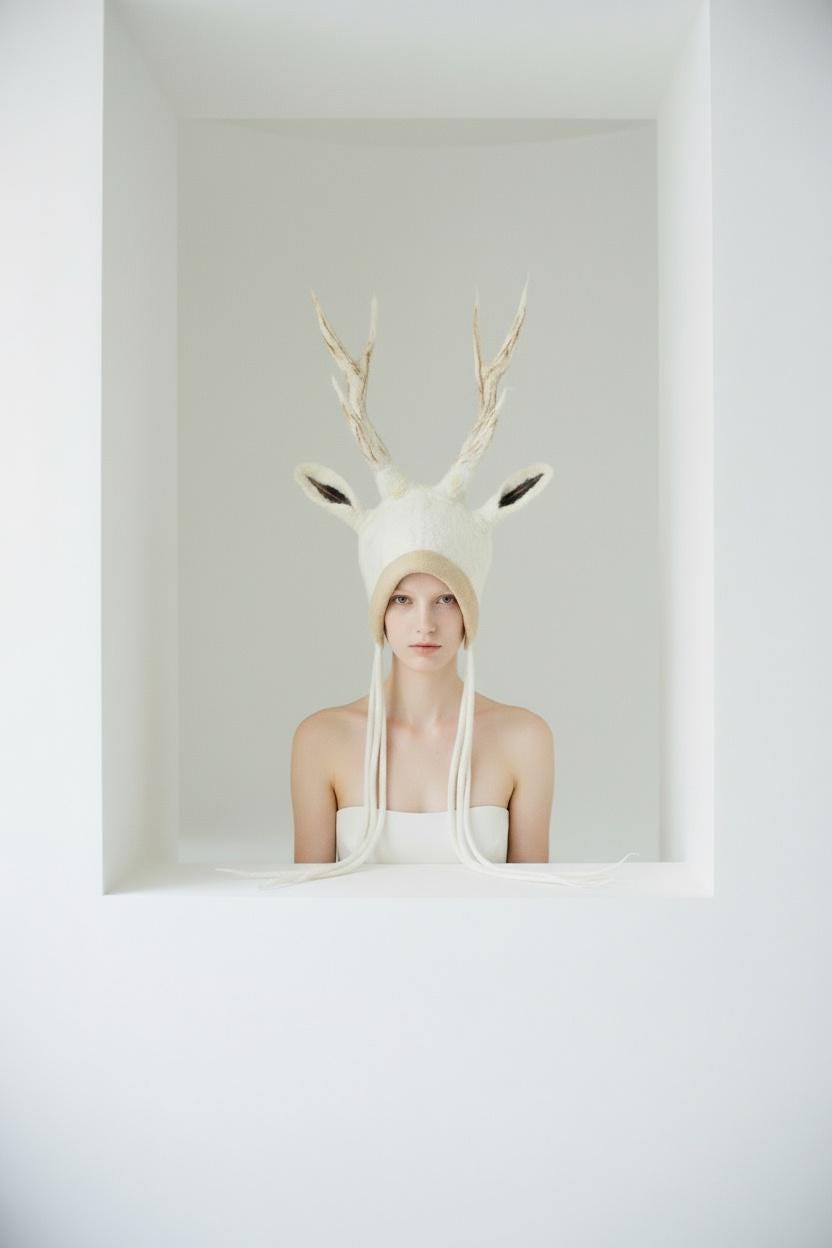 Deer Antler Hat | Krampus Costume Hat