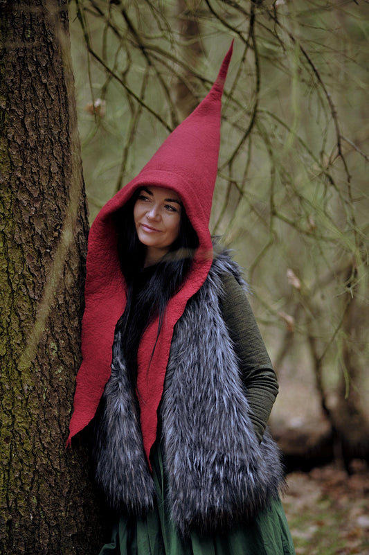 Red Gnome Hood