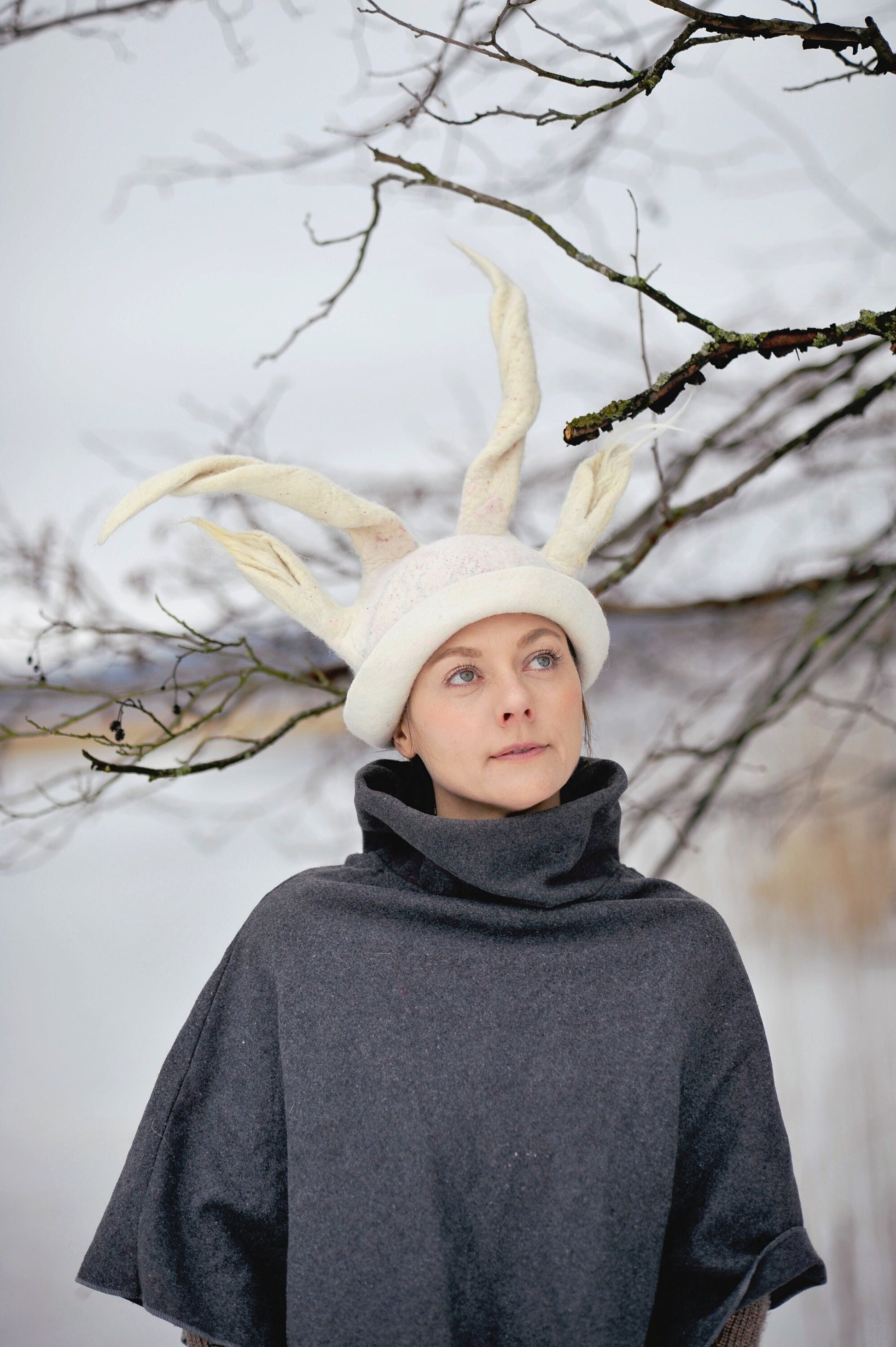 white rabbit hat